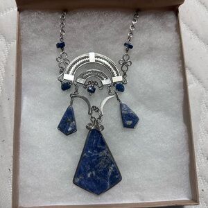 Peruvian Handmade Blue Sodalite Necklace